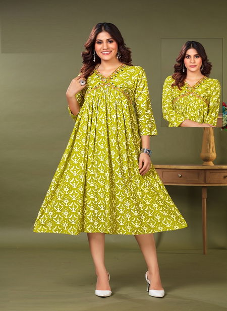 Viyaa Bul Bul Rayon Alia Cut Designer Kurtis Catalog
 Catalog